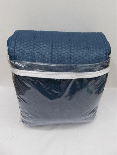 Imagen 9 de 9 de Cover Blanco Black Saten Queen Size