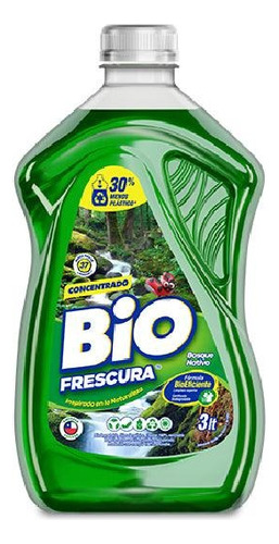 Bio Frescura Detergente Matic Liquido Bosque Nativo 3 L