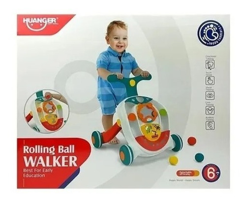 Caminador Andadera Bebe Pelotas Accesorios Luz Sonidos