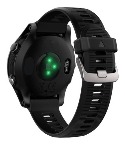 Smartwatch Garmin Forerunner 935 1.2" caixa de polímero reforçado com fibra preta, pulseira preta