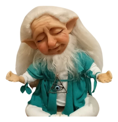 Duende Artesanal Viejo Meditador Varios
