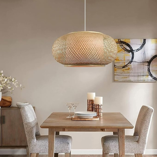 Colgante Aplique Techo Interior Decorativo Ø40xh18 + Lampara