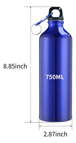 Garrafa De Água De Alumínio, Garrafas De 750 Ml, Mosquetão P
