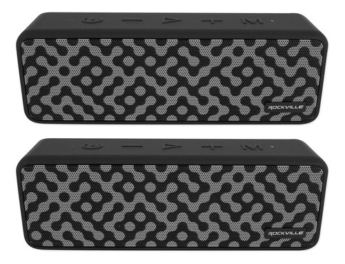 Rockville (2) Faze Black - Altavoces Bluetooth Portátiles .