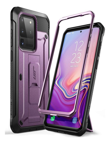 Funda Para Galaxy S20 Ultra + Kickstand Holster Purple