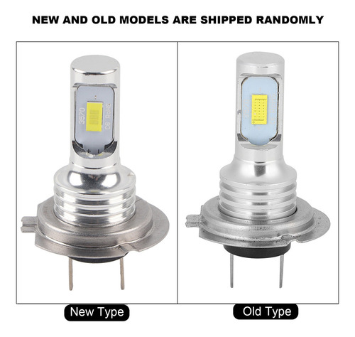 Para 2pcs 80w 6000k H7 Led Coche Niebla Luz Blanca 12-24v /