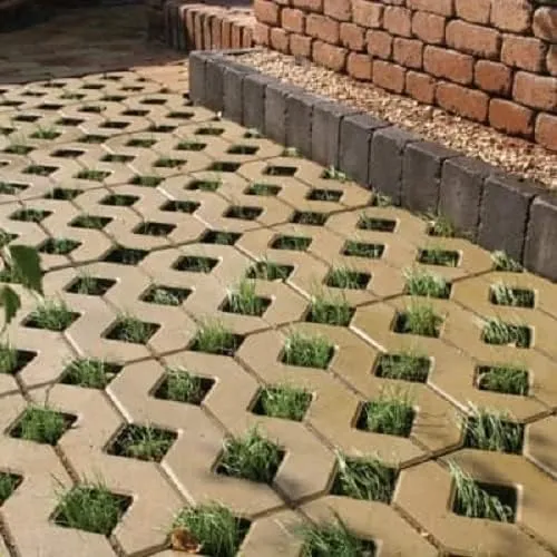 Molde Plástico Para Adoquines Césped Concreto Abs 2mm Estaci