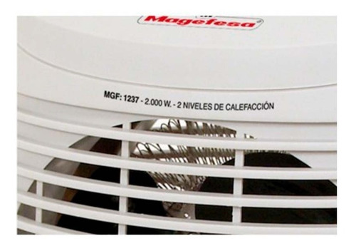 Imagen 3 de 3 de Termoventilador Magefesa Siskin 1237 Blanco / Tecnofactory