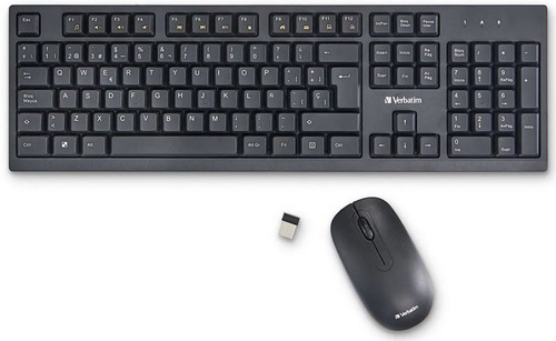 Teclado Y Mouse Verbatim Wireless Negro 70708