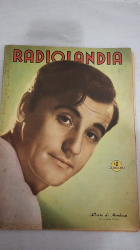 Antigua Revista Radiolandia Alberto De Mendoza (1956)