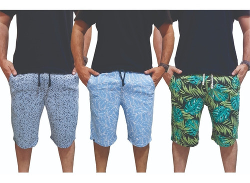 bermudas masculinas moletom mercado livre