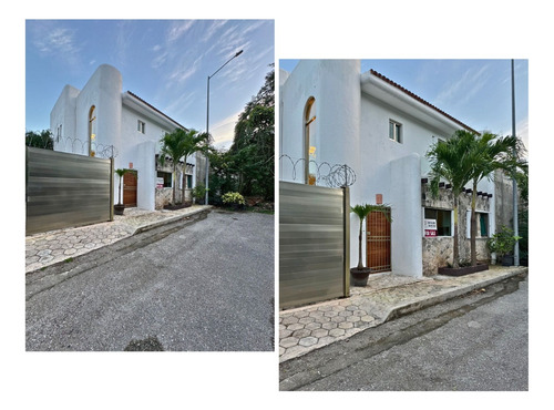 Casa Con Alberca Y Jacuzzi, En Residencial Privado, Venta Playa Del Carmen.