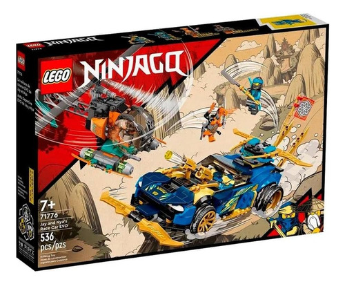 Lego Ninjago 71776 Deportivo Evo De Jay Y Nya (536 Piezas)