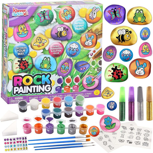 Kit De Pintura De Roca, Manualidades Y Manualidades Creativi