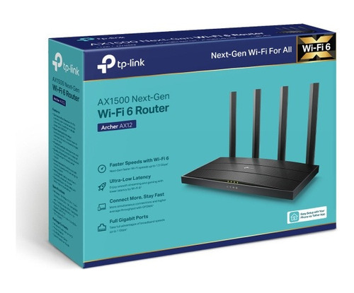 Tp-link Archer Ax12 Router Wifi 6 Ax1500 Doble Banda