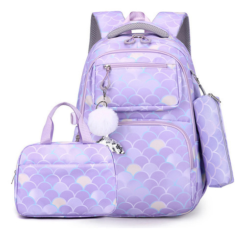 1 Mochila For Niños De 1º A 6º De Primaria, Ligera E Impermeable.