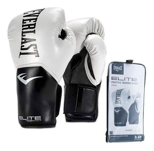 Luva De Boxe Muay Thai Pro Style Elite - Everlast Branca