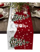 Comprar Camino De Mesa De Navidad, Árboles De Navidad, Muñecos Nieve