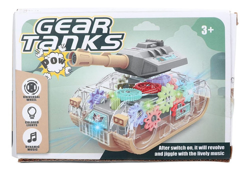 Carrito Loco Tanketrasparente Pilas Luz Y Sonido Remate
