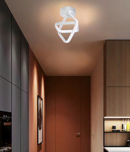 Plafon Luminária Led Pendente Moderno Quadrado Sobrepor Teto Cor Branco 127/220v