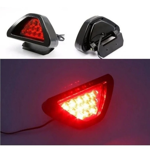 Luz Stop Tipo F1 Led Estrobo Calavera Moto O Carro
