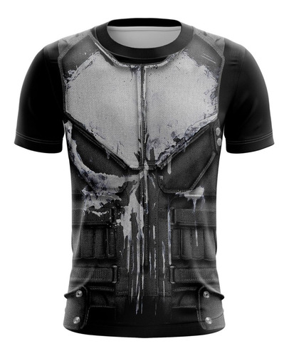 Playera Sublimada Punisherserie Tallas Extras