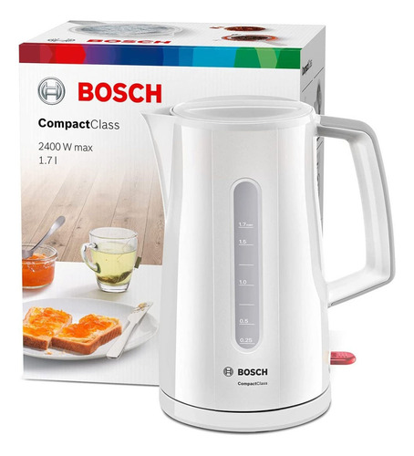 Jarra Electrica Bosch Twk3a011 Compactclass Blanca