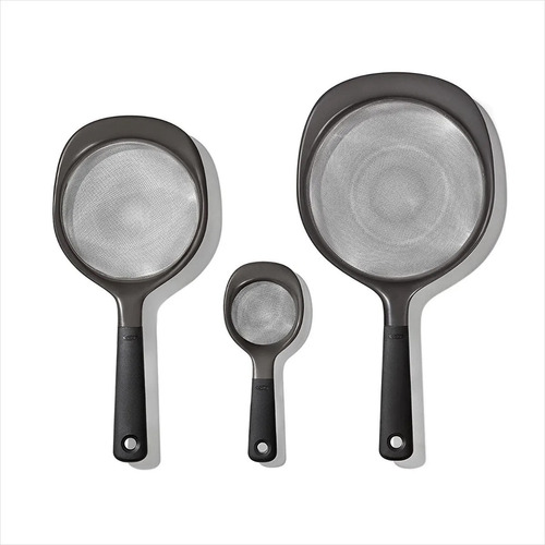  Colador Coladores Oxo Malla Acero Inoxidable Set X3