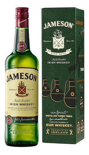 Imagem 1 de 5 de Whisky Jameson Com Caixa 750 Ml