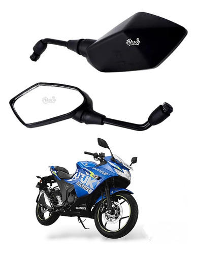 Espejos Retrovisores Moto Suzuki Gixxer / Par