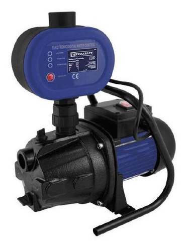 Bomba Con Presurizador Toolcraft Tc4457 De Agua 1hp 53 L/m