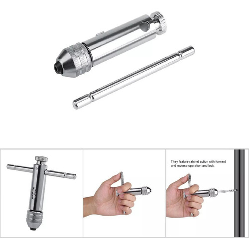 Llave De Trinquete Ajustable Con Mango En T, M3 M4 M5 M6 M8