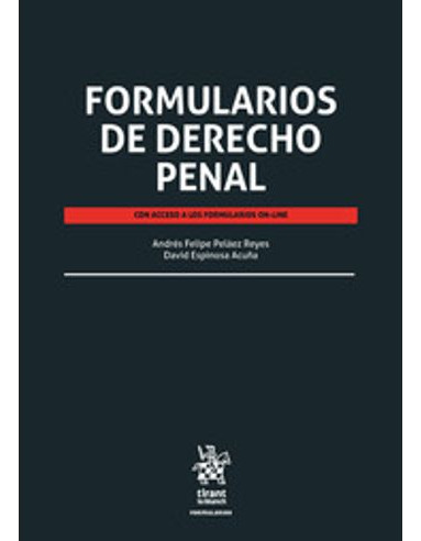 Libro Formularios De Derecho Penal - Formulario De Derecho