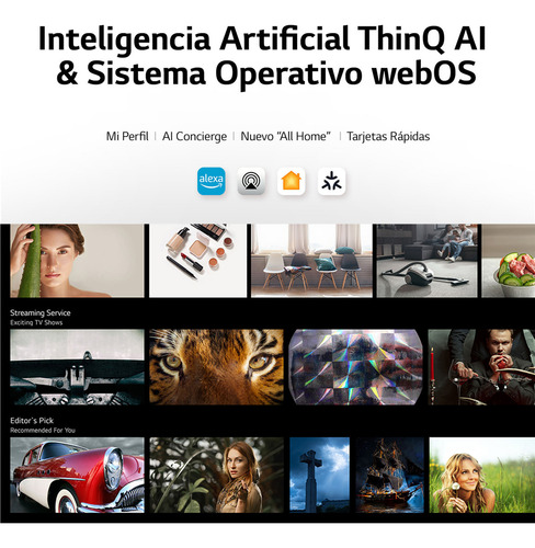 Pantalla LG Uhd Ai Thinq 70 4k Smart Tv 70ur8750psa
