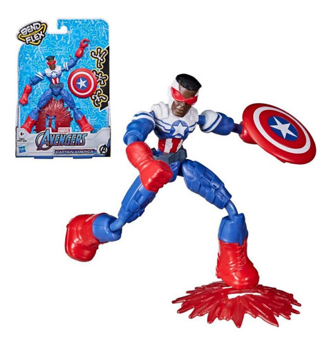 Avengers Figura Doblar Y Flexionar - Falcon Capitan America