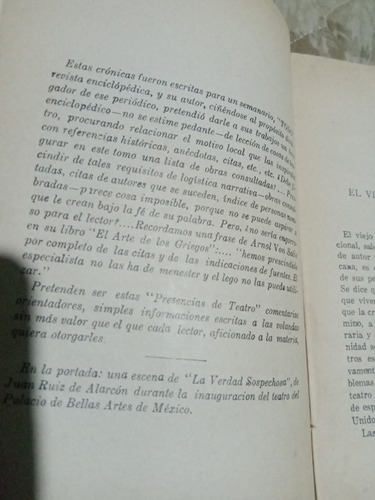 Presencias De Teatro (Usado)