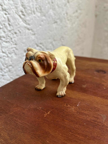 Antigua Figurilla Perro Bulldog