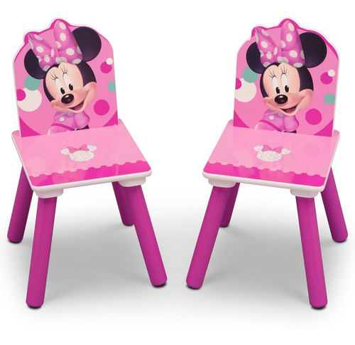 Mesa Y Sillas Minnie Mouse Juguetero Delta Envio Gratis Msi