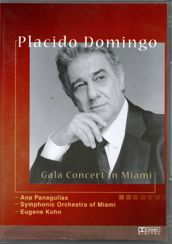 Dvd Placido Domingo Gala Concert In Miami