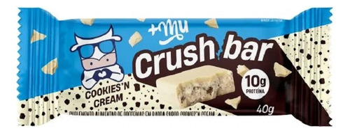 Crush Bar 480g Com 12 Unidades +mu Sabores Sabor Cookies N Cream