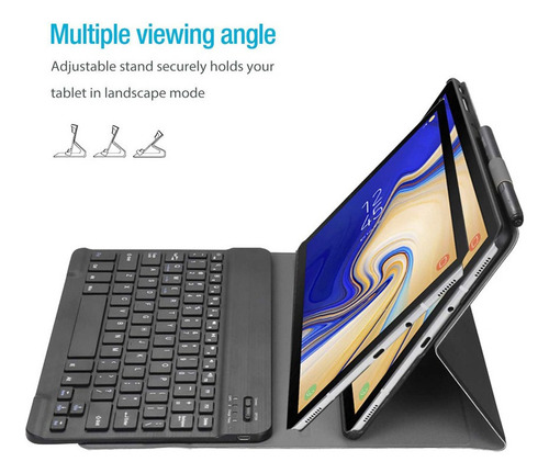 De Funda Con Teclado Y Ratón Retroiluminados Para Galaxy