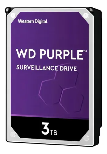 interno Western Digital WD Purple WD30PURX 3TB púrpura