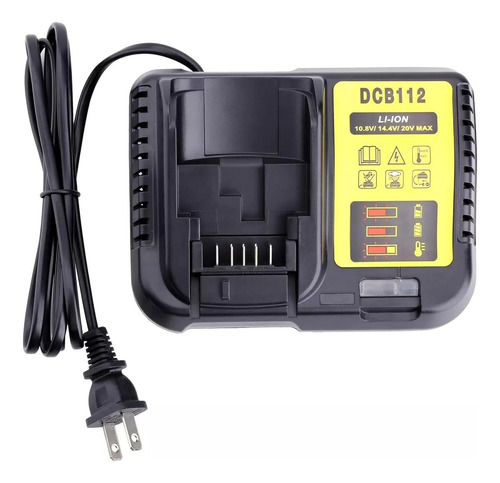 Cargador De Batería Para Dewalt Litio Dcb112 10.8v 14.4v 18v
