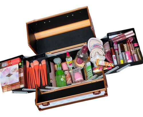 Imagen 8 de 8 de Maleta De Estuche/maquillaje/porta Cosmetico/accesorios
