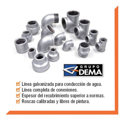 Buje Reducción Hierro Galvanizado Rosca 4 X 2.1/2 Pulgadas