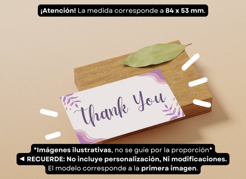 Tarjetas Packaging Emprendedores Tag Negocio Local N27 X75