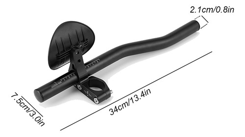 Manillar Aero Rest Para Bicicletas De Carretera Y Montaña, A