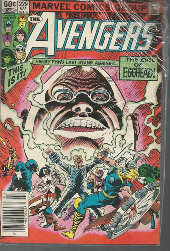 The Avengers 229 - Marvel - Bonellihq Cx177a L19