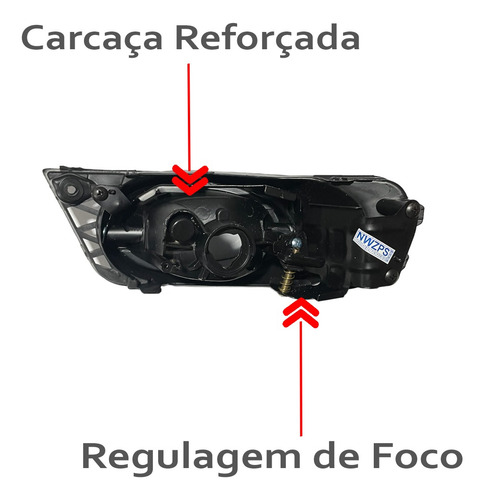 Farol Milha New Civic 2009 2010 2011 Auxiliar Neblina Led 6k