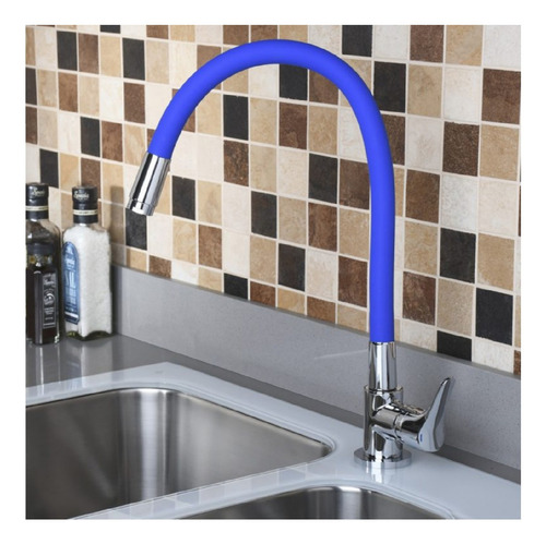 Llave De Agua De Color, Mxkys-003, Azul,manual, Mangue Color Azul